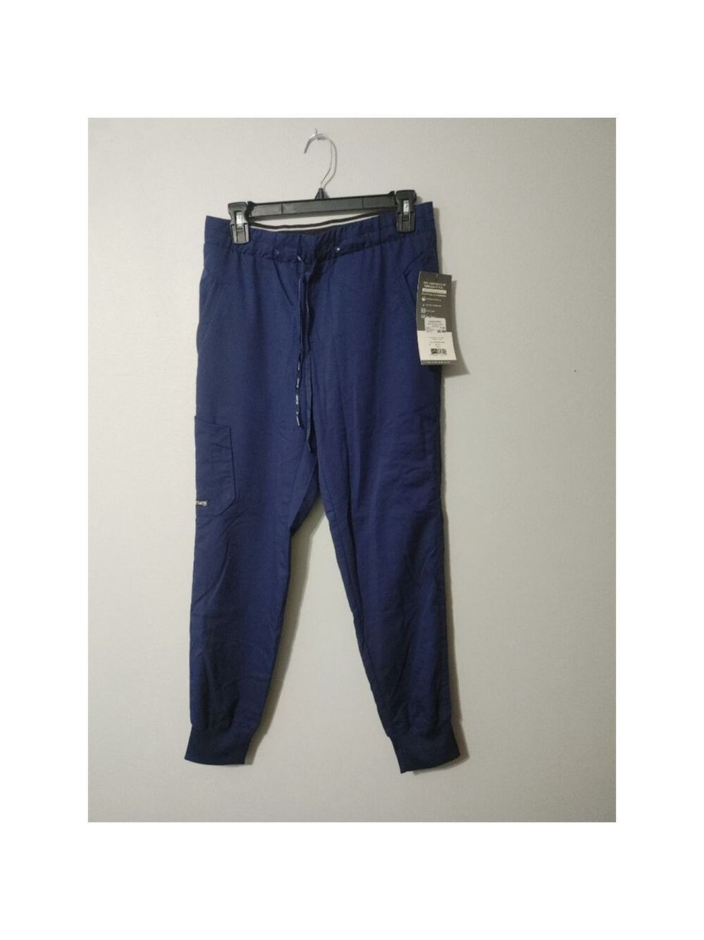 New! Women's Grey's Anatomy Navy Jogger Scrub Pants S